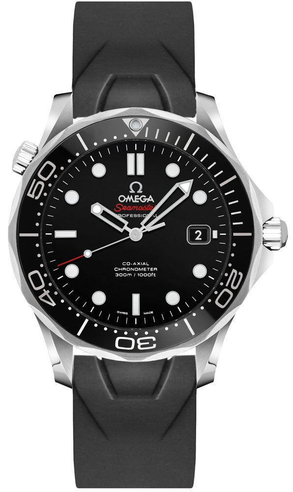 Omega Seamaster Black 41mm Men's Watch 212.30.41.20.01.003