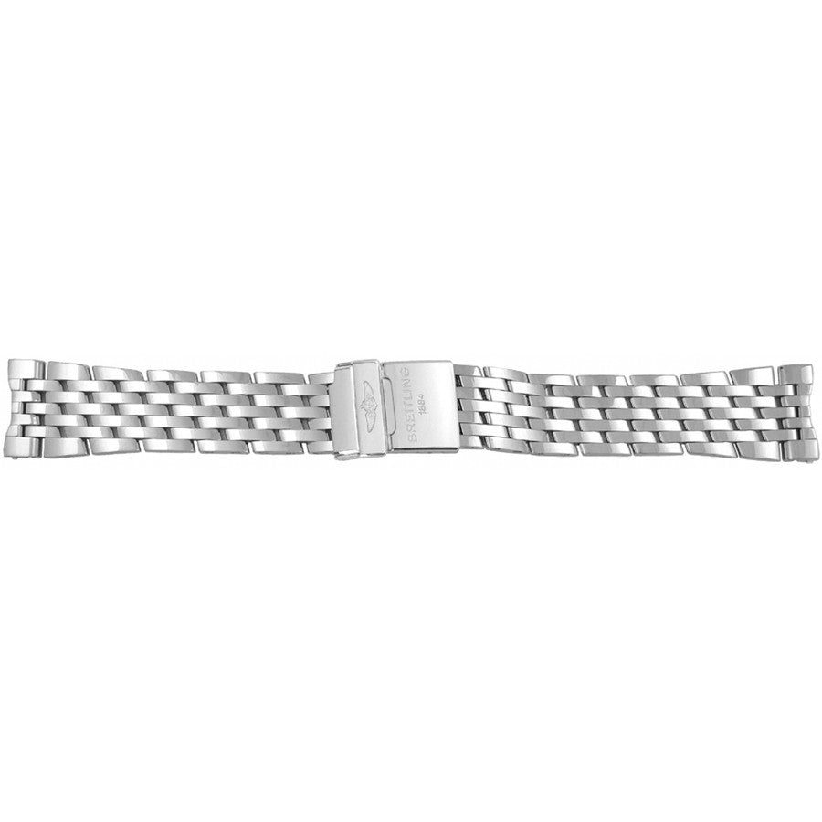 Breitling 22mm Polished Steel Pilot Bracelet 450A / 447A