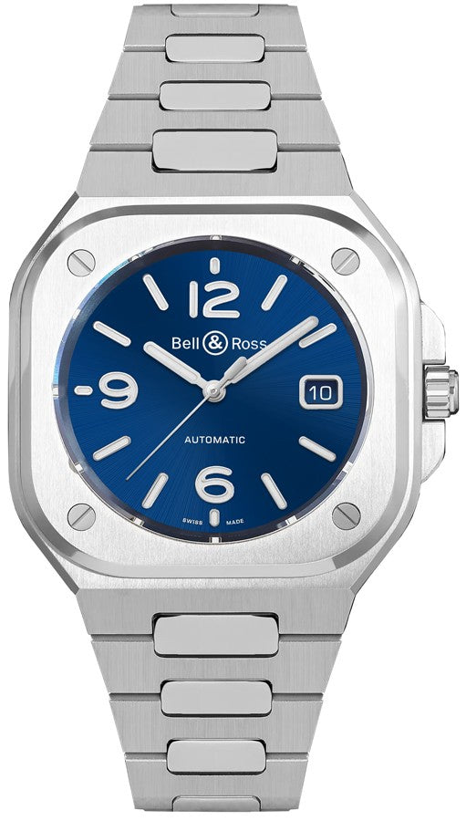 Bell & Ross BR 05 Blue Dial Steel Men's Watch BR05A-BLU-ST/SST