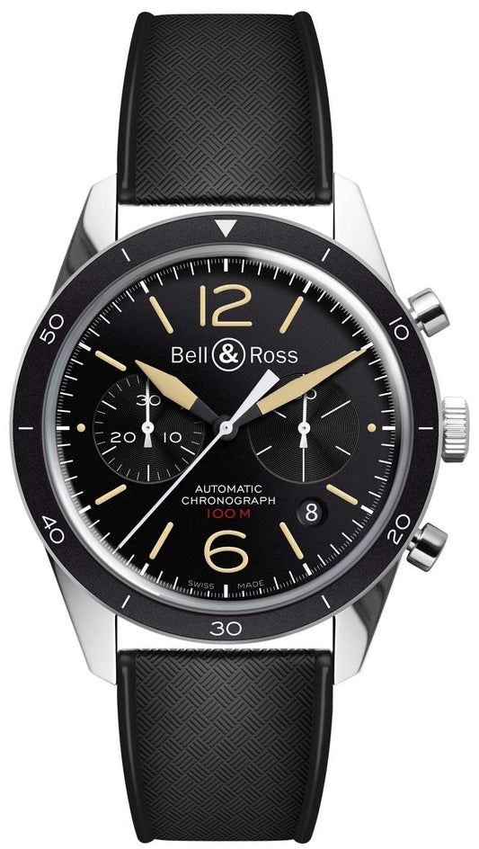 Bell & Ross Vintage BRV126-ST-HER/SRB