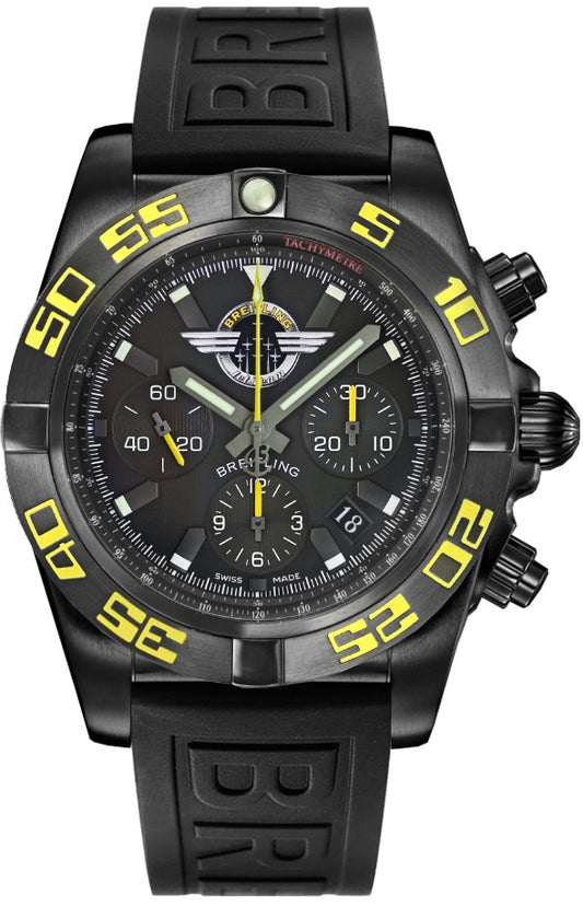 Breitling Chronomat 44 Blacksteel Jet Team America Limited Edition MB01109P/BD48-153S