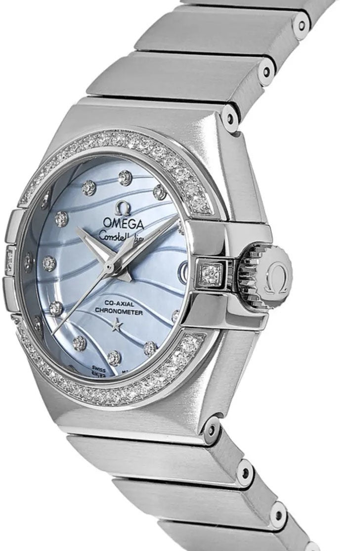 Omega Constellation Chronometer Diamond Women Watch 123.15.27.20.57.001