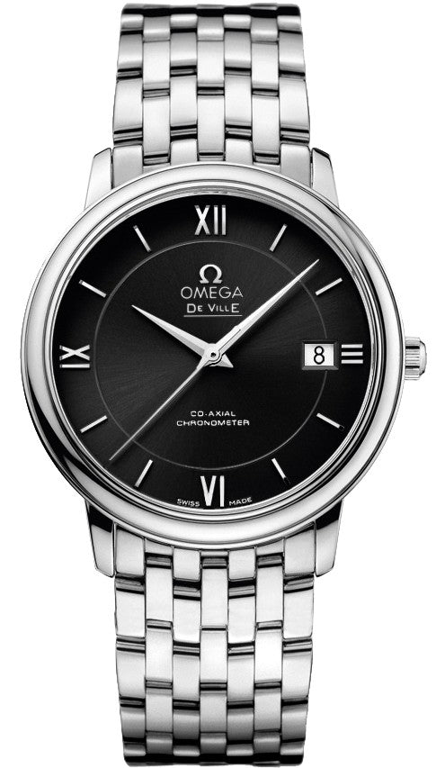 Omega De Ville Prestige Black Dial Men's Watch 424.10.37.20.01.001