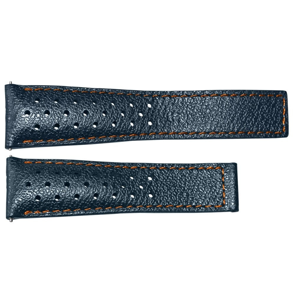 Tag Heuer Monaco 22mm Blue Calfskin Strap FC6401