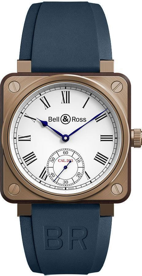 Bell & Ross Aviation Instruments Wood Men's Watch BR01-CM-203-B-P-022