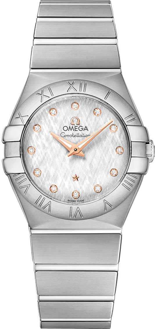 Omega Constellation Diamond Dial Women's Watch 123.10.27.60.52.001