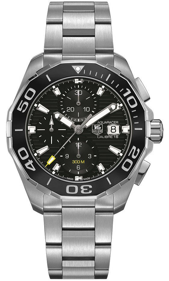 Tag Heuer Aquaracer Chronograph Black Dial Men's Watch CAY211A.BA0927