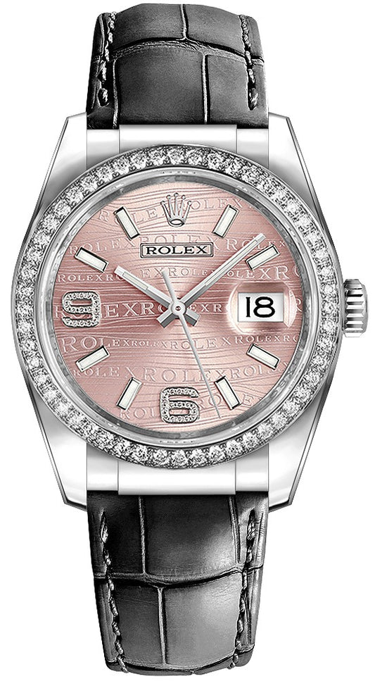 Rolex Datejust 36 Pink Dial Luxury Watch 116189-0076