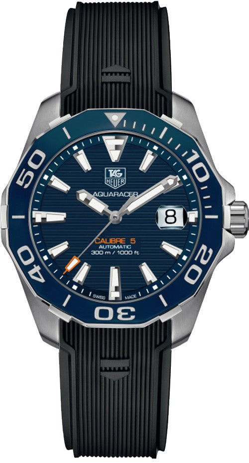 Tag Heuer Aquaracer Blue Dial 41mm Men's Watch WAY211C.FT6068