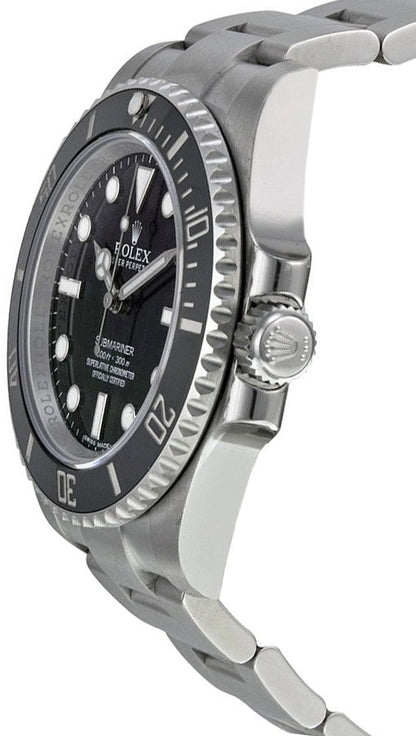 Rolex Submariner Black Dial Oystersteel Men's Diving Watch 114060-0002