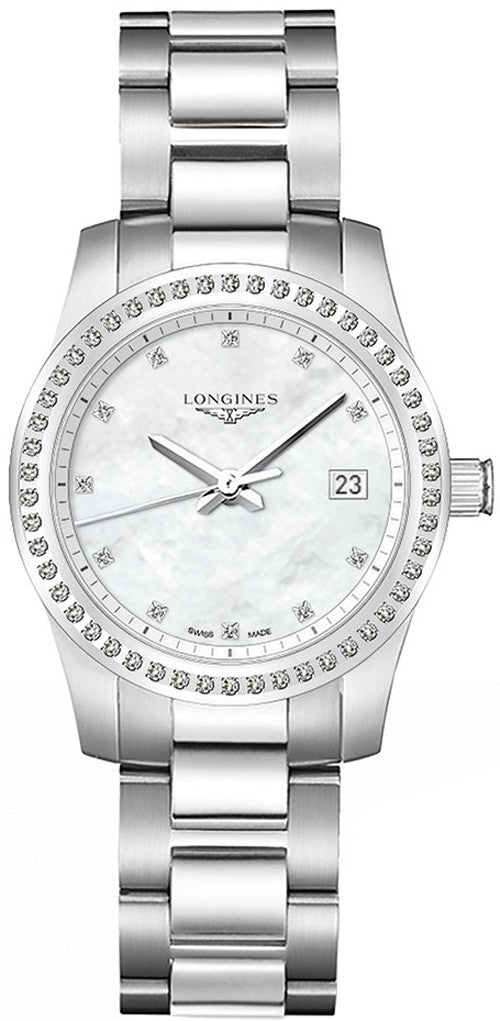 Longines Conquest Diamond 34mm Women's Watch L3.400.0.87.6