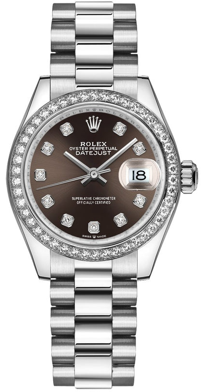 Rolex Datejust 31 Dark Grey Diamond Dial & Bezel 278289RBR-0006