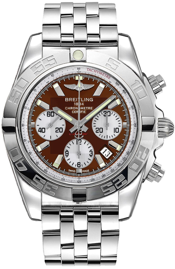 Breitling Chronomat 44 Brown Dial Men's Watch AB011012/Q575-375A