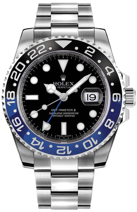 Rolex GMT-Master II Batman Oystersteel Men's Watch 116710BLNR-0002