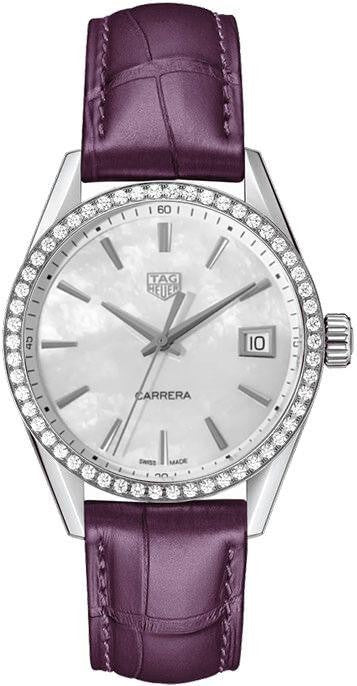 TAG Heuer Carrera Quartz Women's Diamond Watch WBK1316.FC8261