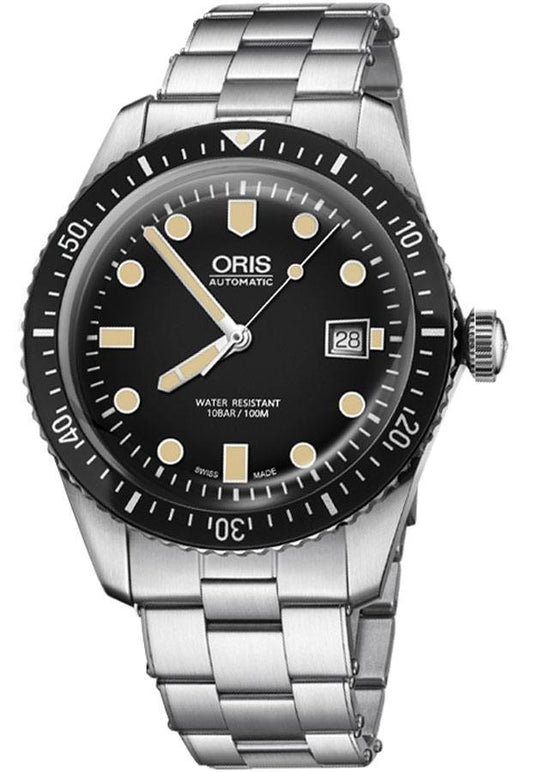 Oris Divers Sixty-Five Black Dial Men's Watch 73377204054MB