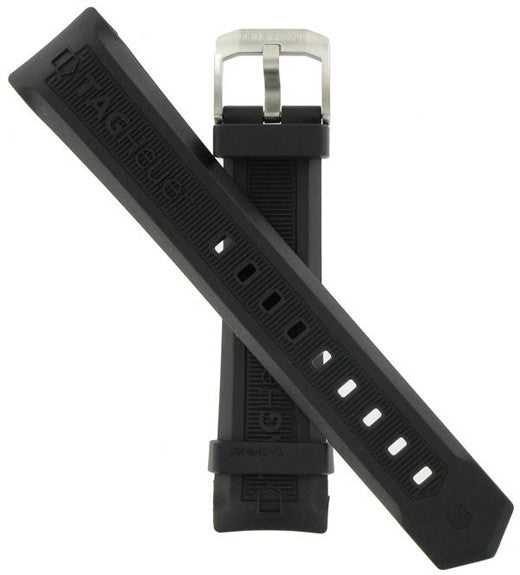 Tag Heuer Aquaracer 20mm Black Rubber Strap BT0710