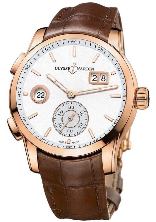 Ulysse Nardin Dual Time Manufacture Men's Luxury Watch 3346-126/91