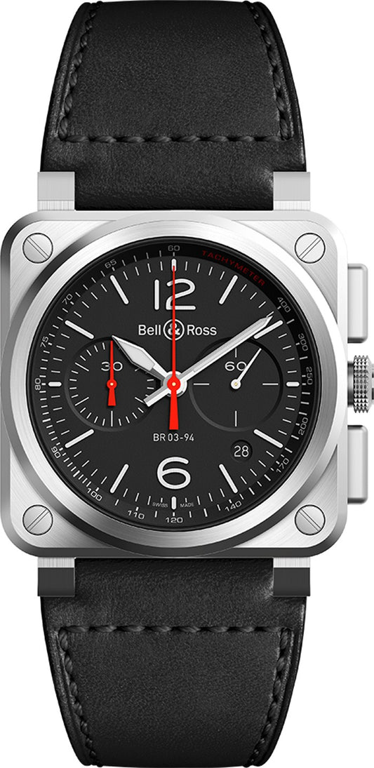 Bell & Ross Aviation Instruments BR0394-BLC-ST/SCA