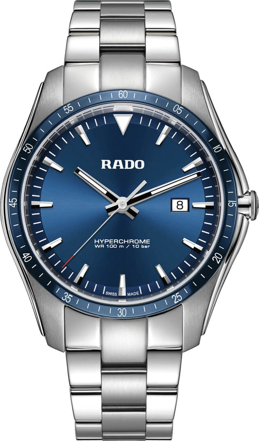 Rado HyperChrome Quartz Blue Dial Steel Men's Watch R32502203