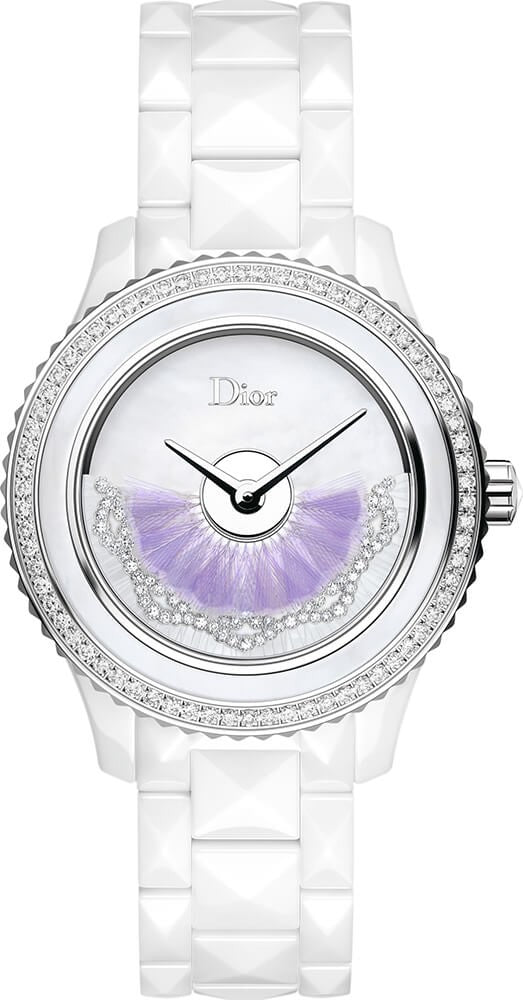 Christian Dior VIII Grand Bal White Ceramic Women's Watch CD123BE1C003