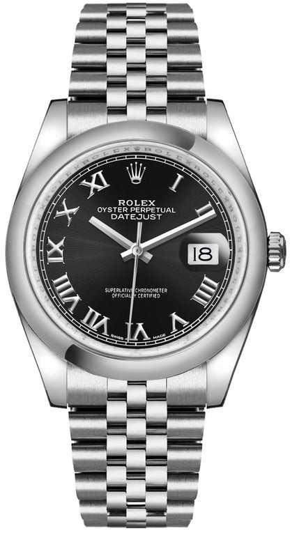 Rolex Datejust 36 Black Dial Luxury Watch 116200