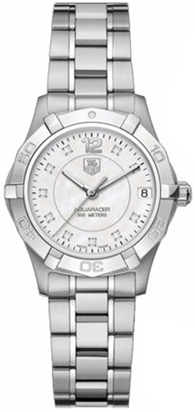 Tag Heuer Aquaracer White Pearl Diamond Dial Women's Watch WAF1312.BA0817