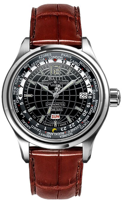 Ball Trainmaster Worldtime GM1020D-L1CAJ-BK