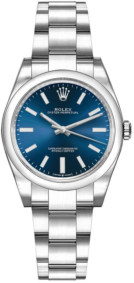 Rolex Oyster Perpetual 31 Blue Dial Women's Watch 277200-0003