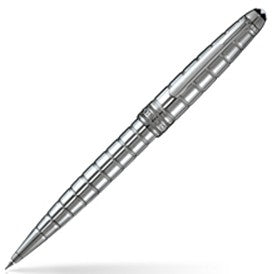 MontBlanc Meisterstuck Solitaire Platinum Plated Facet Mechanical Pencil 38249