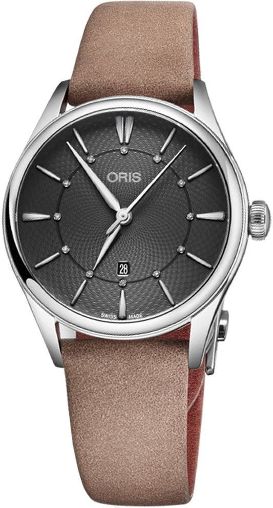 Oris Artelier Date Diamonds 56177244053LS-Beige