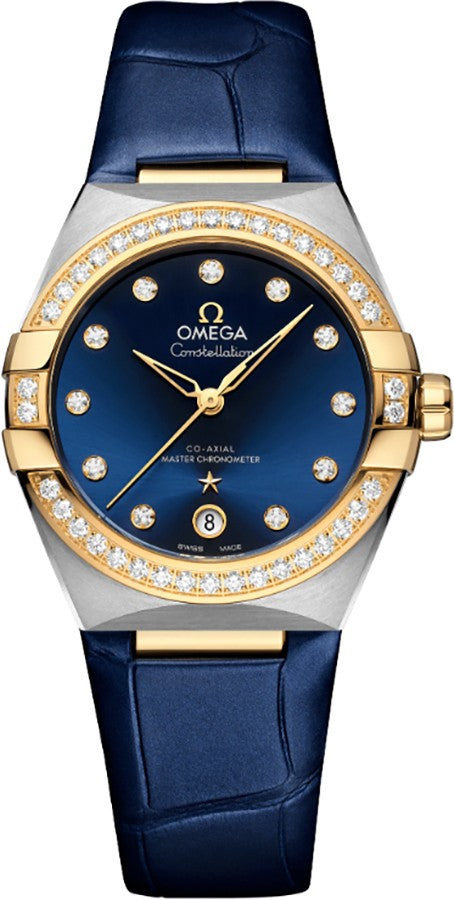 Omega Constellation 18k Yellow Gold & Steel Unisex Watch 131.28.36.20.53.001