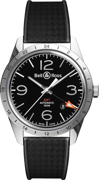 Bell & Ross Vintage Original BRV123-BL-GMT/SRB