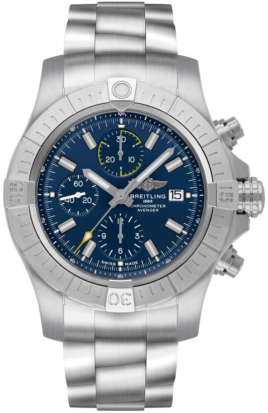 Breitling Avenger Chronograph 45 Blue Dial Men's Watch A13317101C1A1