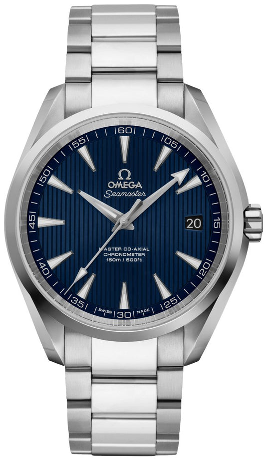 Omega Seamaster Aqua Terra Blue Dial Men's Luxury Watch 231.10.42.21.03.003