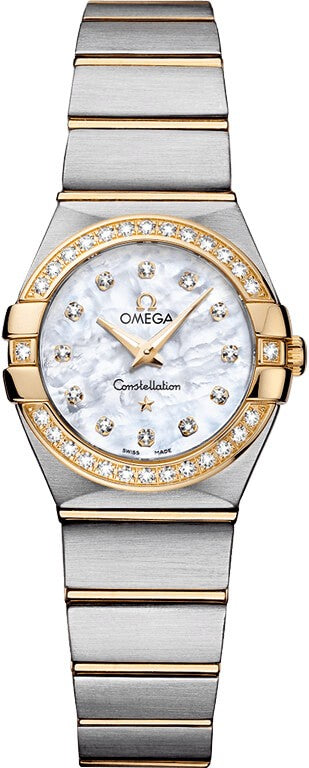 Omega Constellation 24mm Diamond Women's Watch 123.25.24.60.55.003