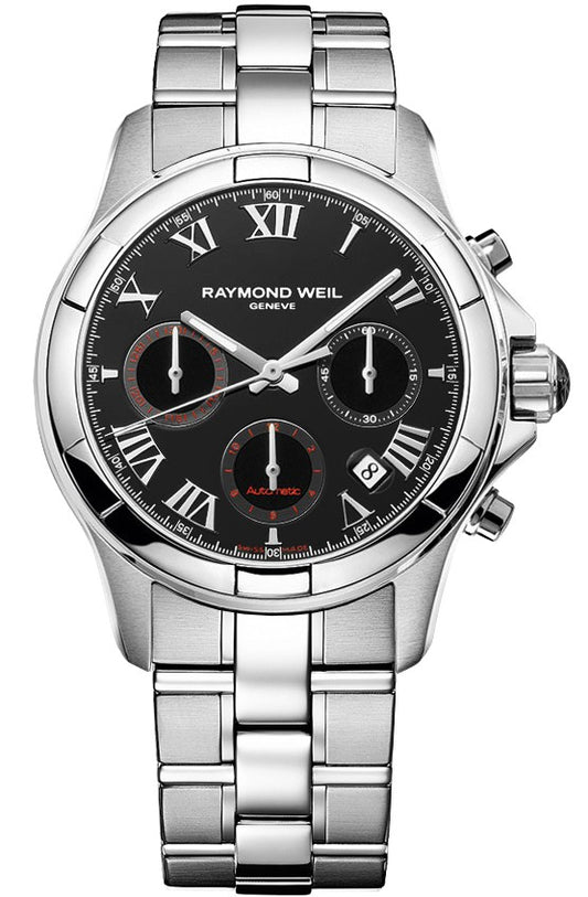 Raymond Weil Parsifal Black Dial Men's Watch 7260-ST-00208