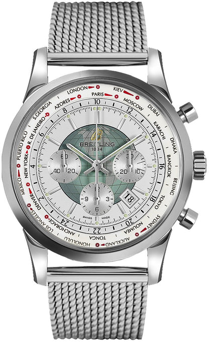 Breitling Transocean Chronograph Unitime Men's Watch AB0510U0/A732-152A