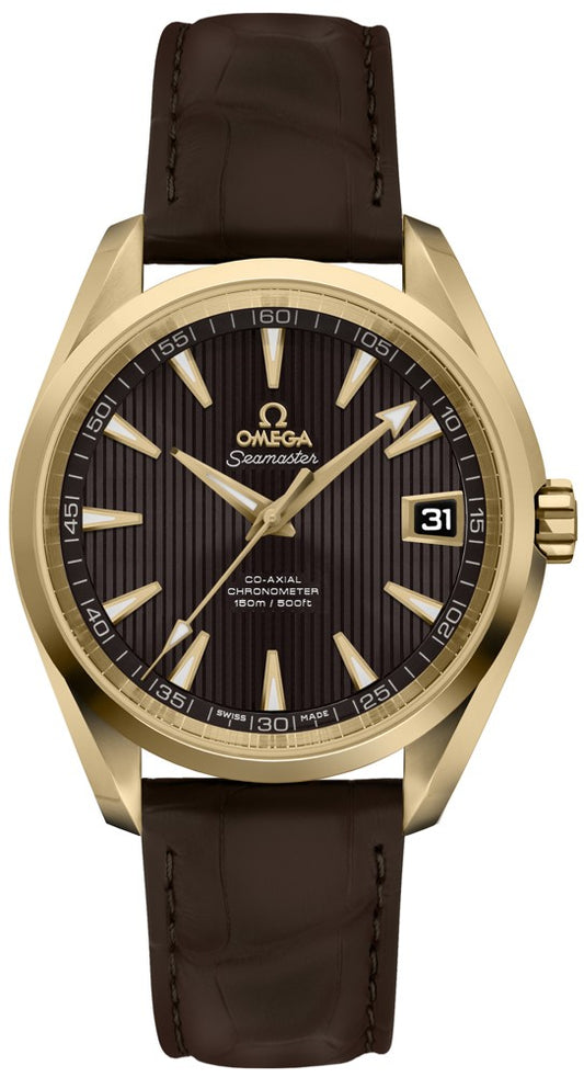 Omega Seamaster Aqua Terra Solid 18k Yellow Gold Men's Watch 231.53.39.21.06.002