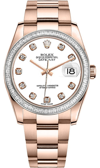 Rolex Datejust 36 Rose Gold Watch 116285BBR