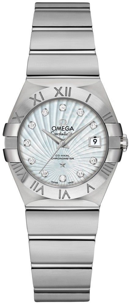 Omega Constellation Diamond Dial Women's Watch 123.10.27.20.55.001