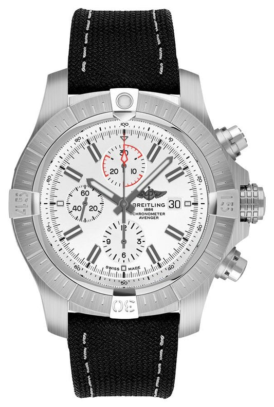 Breitling Super Avenger White Dial Men's Watch A133751A1A1X1