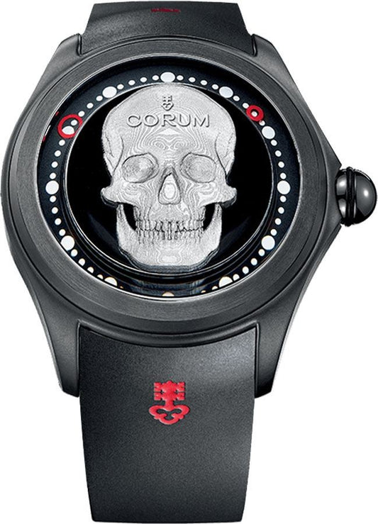 Corum Big Bubble Magical 52 3D Skull Men's Watch 390.101.95/0371 SK01