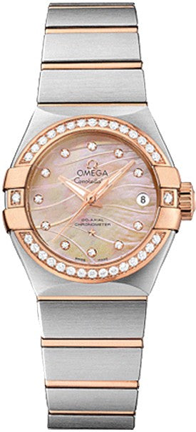 Omega Constellation Rose Mother of Pearl Women's Watch 123.25.27.20.57.003