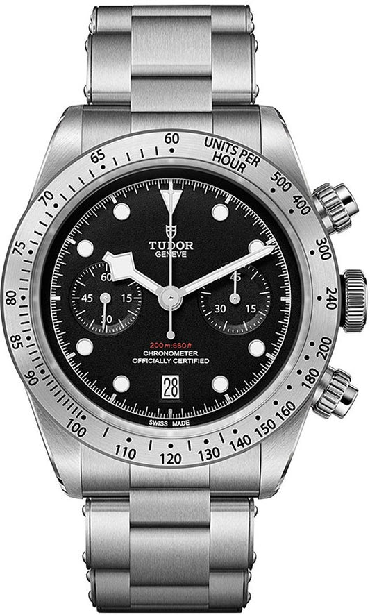 Tudor Heritage Black Bay Chrono Automatic Men's Luxury Watch M79350-0001