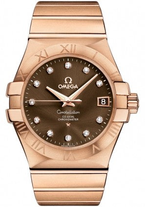 Omega Constellation Rose Gold & Diamond Watch 123.50.35.20.63.001