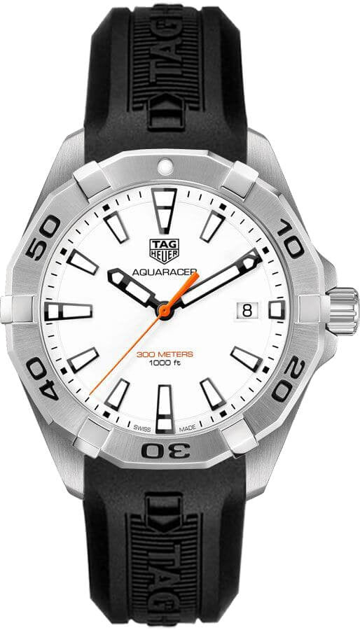 Tag Heuer Aquaracer White Dial Men's Watch WBD1111.FT8021