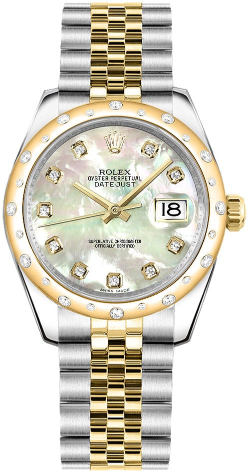 Rolex Datejust 31 Mother of Pearl Dial Watch 178343-0017