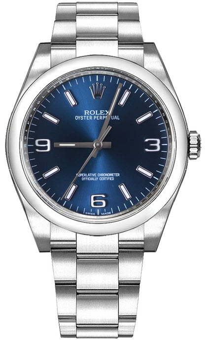 Rolex Oyster Perpetual 36 Blue Dial Automatic Watch 116000-0002