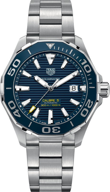 Tag Heuer Aquaracer Blue Dial 300M Authentic Men's Watch WAY201B.BA0927